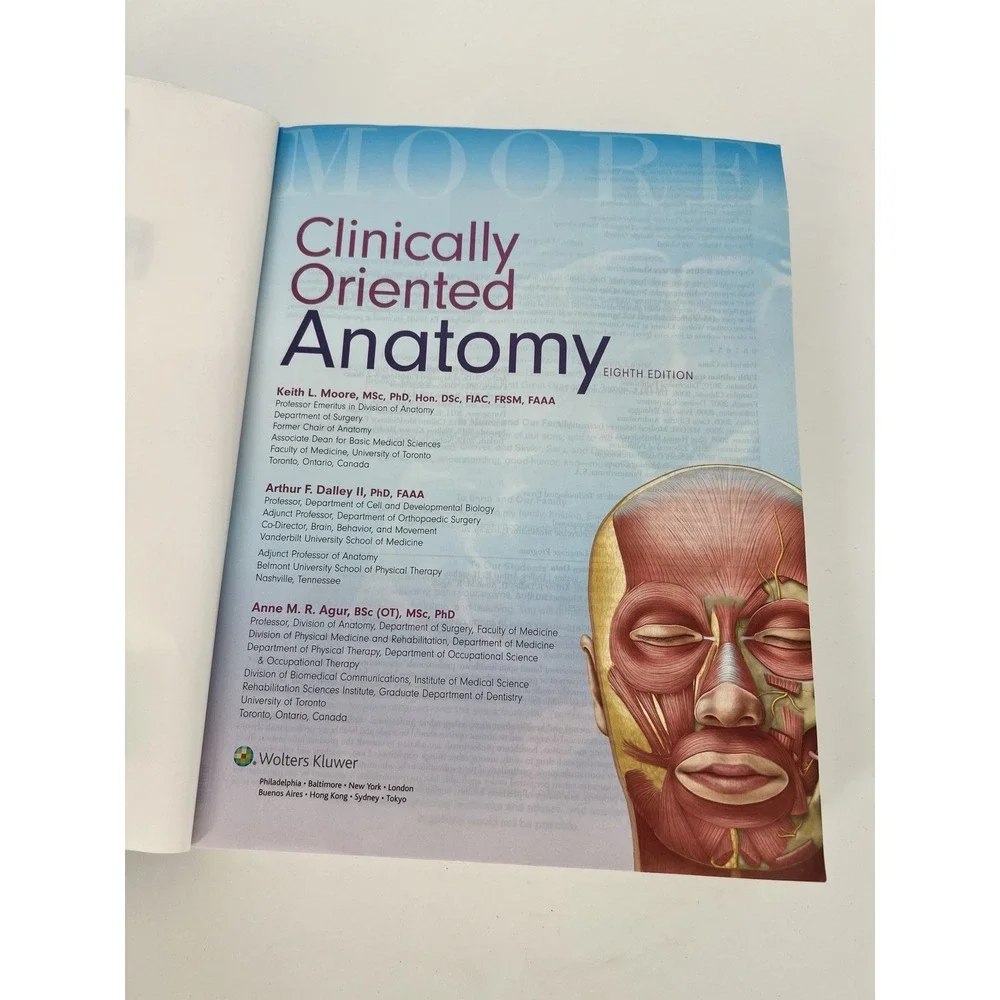 Clinically Oriented Anatomy Eighth Edition Moore Anatomy Textbook
